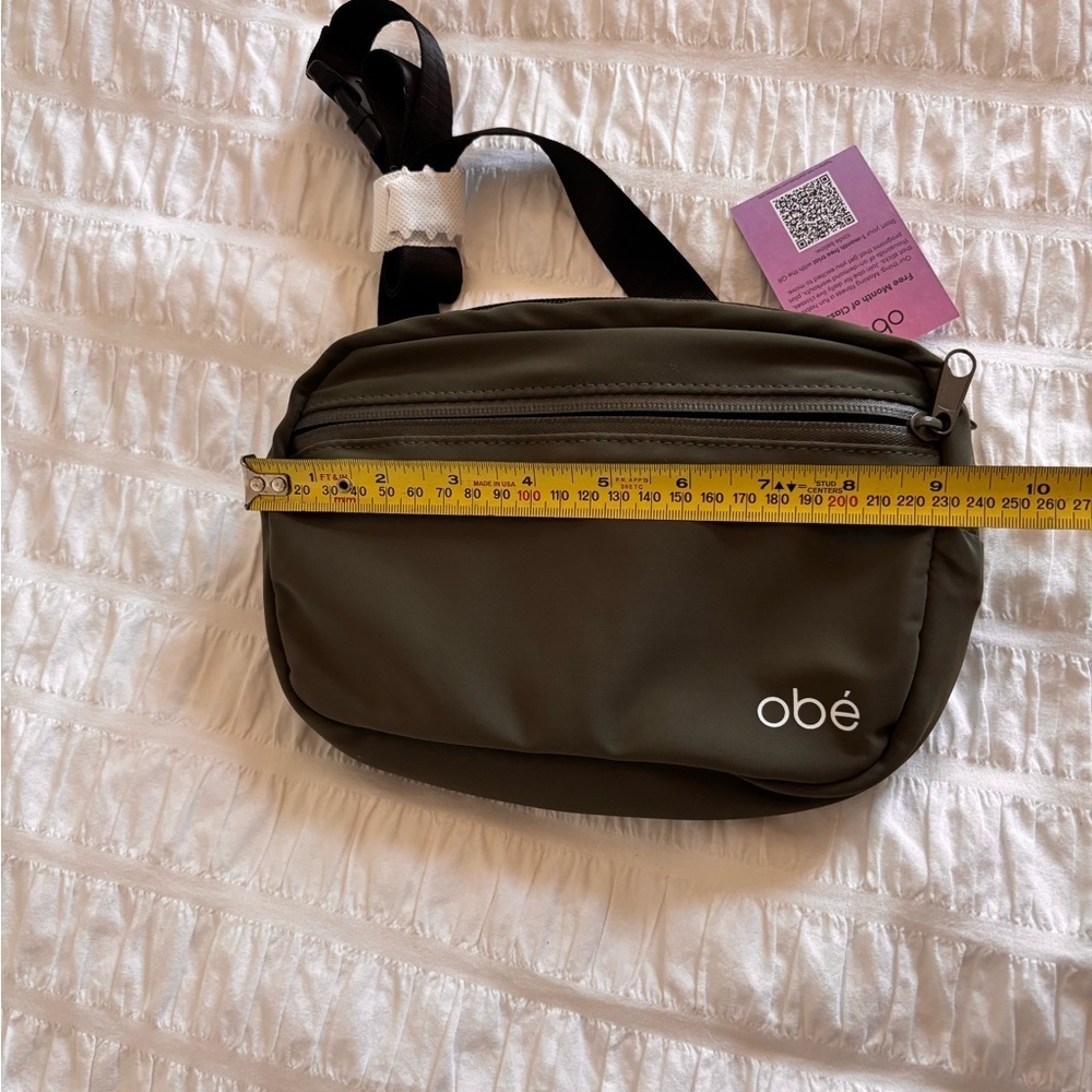 Obé Olive Green Crossbody/Waist Bag - Picture 4 of 5